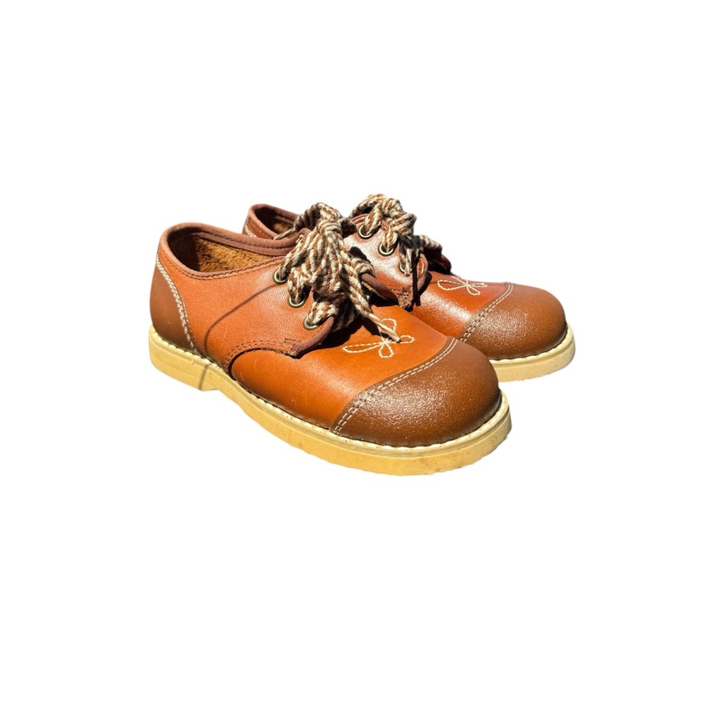 Jumping Jacks Vintage Leather Kids Shoes Size 7.5 C